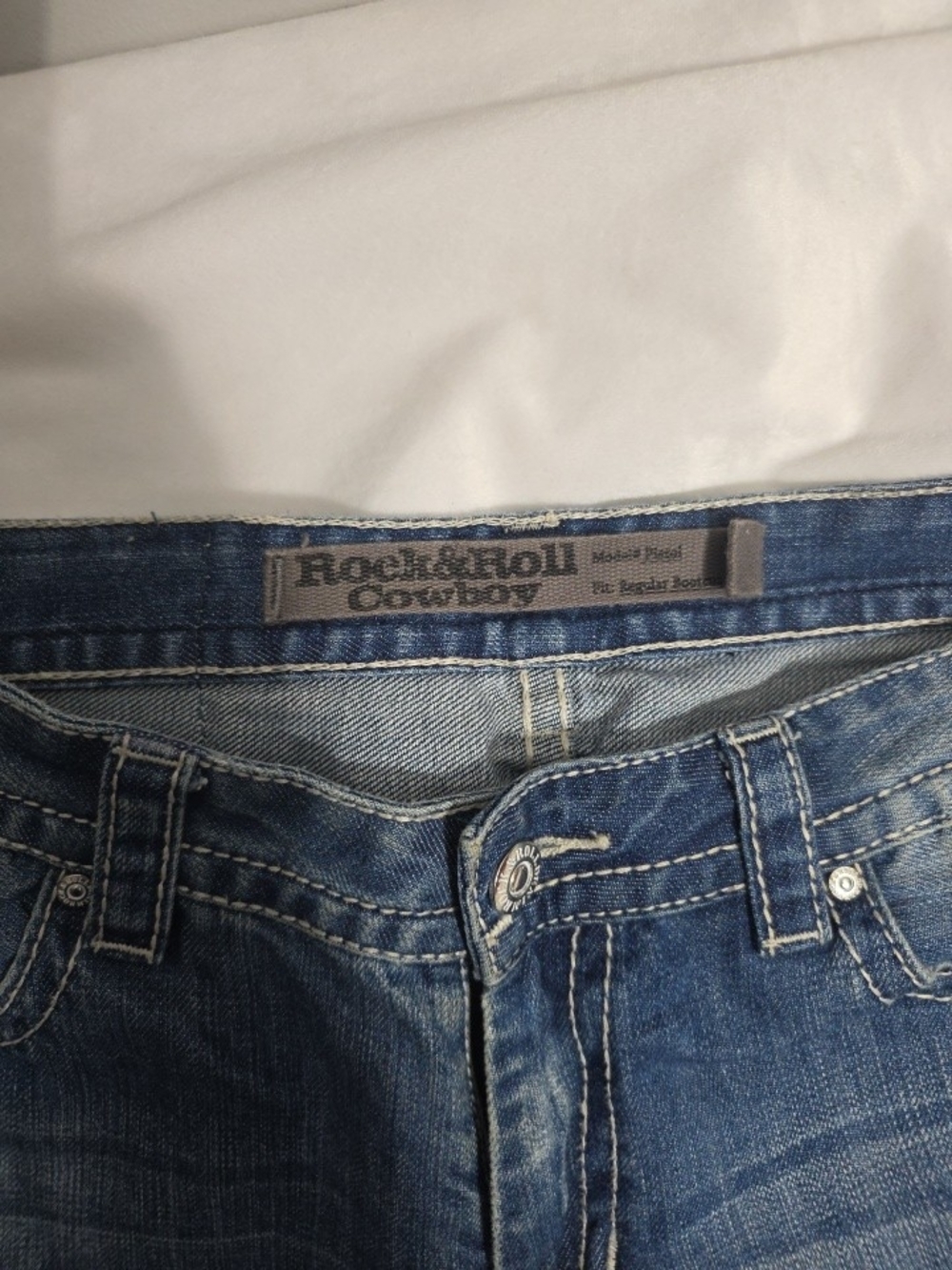 Men’s Dark Blue Bootcut Jeans